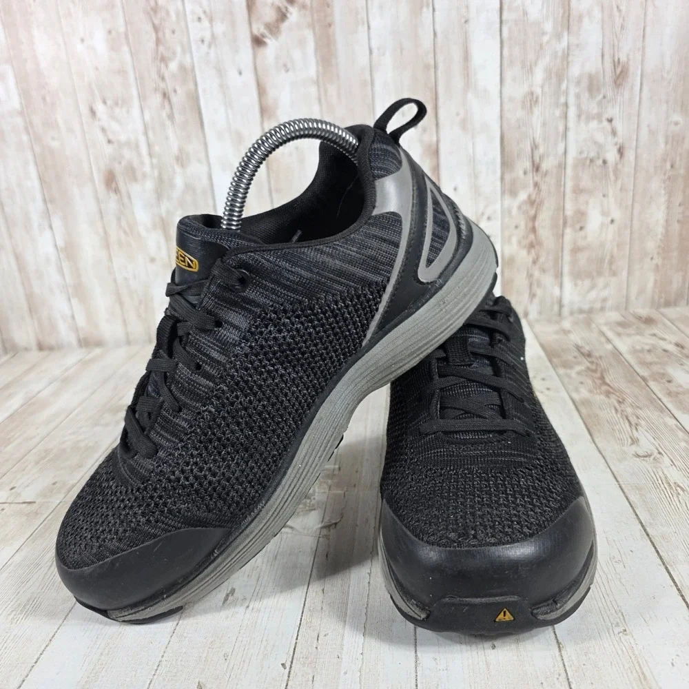 Keen Utility Sparta ESD Women 8.5 Black‎ Aluminum Toe Work Shoes ASTM F2413-18